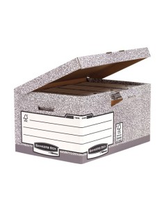 CONTENEDOR ARCHIVO TAPA FIJA BANKERS BOX 1181501 (x10 unidades)