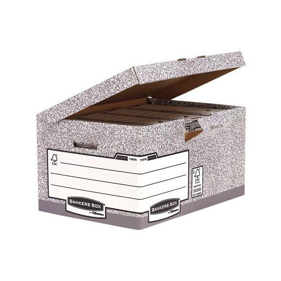 CONTENEDOR ARCHIVO TAPA FIJA BANKERS BOX 1181501 (x10 unidades)