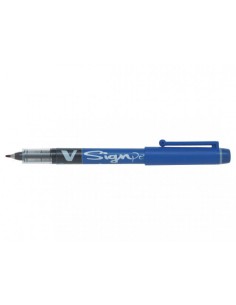 ROTULADOR VSIGNPEN PUNTA FIBRA AZUL PILOT SW-VSP-L (x12 unidades)