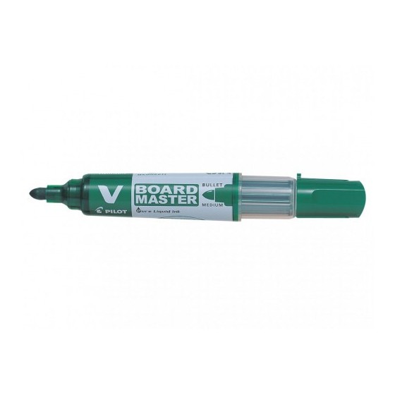 ROTULADOR PIZARRA VBOARD 1.8 PUNTA FIBRA VERDE PILOT WBMA-VBM-M-G-BG (x10 unidades)