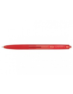 BOLÍGRAFO SUPER G ROJO PILOT BPGG-8R-M-R (x12 unidades)
