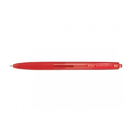 BOLÍGRAFO SUPER G ROJO PILOT BPGG-8R-M-R (x12 unidades)