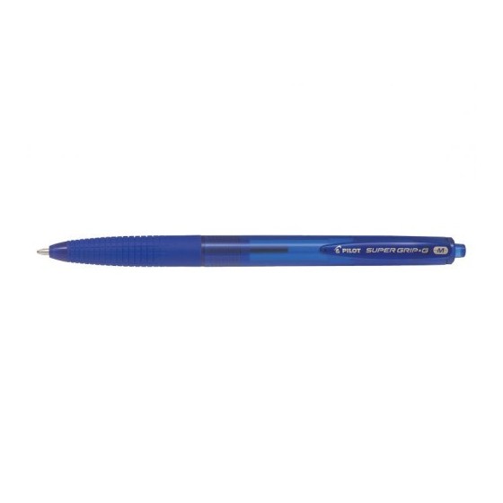 Pilot Super Grip G Azul Bolígrafo de punta retráctil con pulsador Medio (x12 unidades)