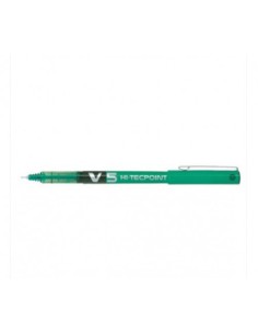 BOLIGRAFO ROLLER TINTA LIQUIDA V5 VERDE PILOT BX-V5-G (x12 unidades)