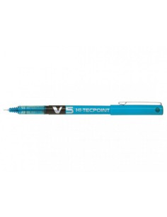 BOLIGRAFO ROLLER TINTA LIQUIDA V5 AZUL CLARO PILOT CLBX-V5-LB (x12 unidades)