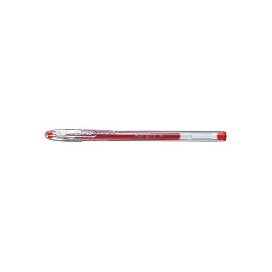 BOLIGRAFO ROLLER GEL G-1 0.5MM ROJO PILOT BL-G1-5TR (x12 unidades)