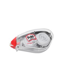 Pritt Compact Flex corrección de películo/cinta 10 m Rojo, Transparente, Blanco 1 pieza(s) (x24 unidades)