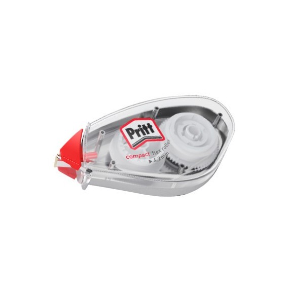 Pritt Compact Flex corrección de películo/cinta 10 m Rojo, Transparente, Blanco 1 pieza(s) (x24 unidades)