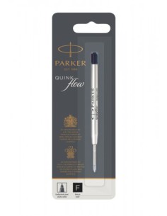 RECAMBIO BOLIGRAFO QUINKFLOW 0.5 NEGRO PARKER 1950367 (x12 unidades)