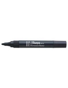 MARCADOR PERMANENTE M15 PUNTA REDONDA NEGRO SHARPIE S0192584 (x12 unidades)