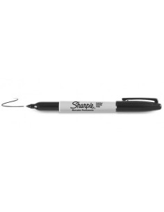 MARCADOR PERMANENTE SHARPIE NEGRO PAPERMATE S0810930 (x12 unidades)