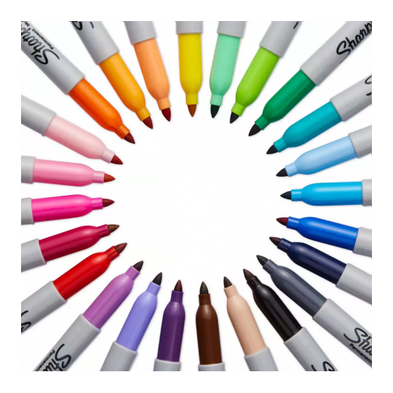 MARCADOR PERMANENTE SHARPIE NEGRO PAPERMATE S0810930 (x12 unidades)