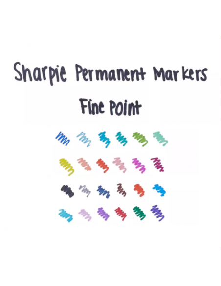 MARCADOR PERMANENTE SHARPIE NEGRO PAPERMATE S0810930 (x12 unidades)
