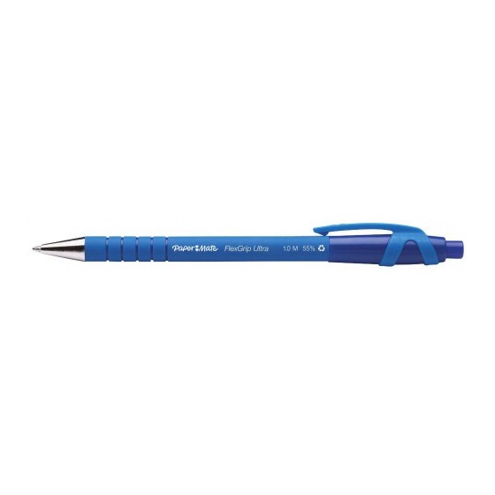 BOLIGRAFO FLEXGRIP ULTRA RETRACTIL 1.0 AZUL PAPERMATE S01904 (x12 unidades)
