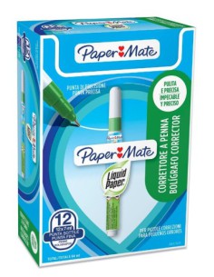 Papermate 2037841 corrector líquido tipo bolígrafo 7 ml (x12 unidades)
