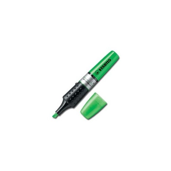 MARCADOR FLUORESCENTE LUMINATOR TRAZO 2/5MM. VERDE STABILO 71/33 (x5 unidades)