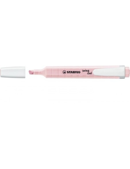 MARCADOR FLUORESCENTE SWING COOL PASTEL TRAZO 1/4MM. ROSA STABILO 275/129-8 (x10 unidades)