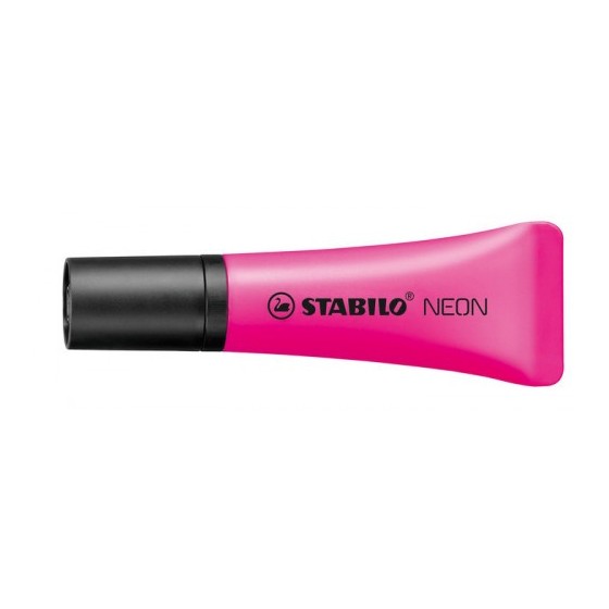 MARCADOR FLUORESCENTE NEON TRAZO 2/5MM. MAGENTA STABILO 72/58 (x10 unidades)