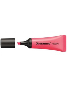 MARCADOR FLUORESCENTE NEON TRAZO 2/5MM. ROSA STABILO 72/56 (x10 unidades)
