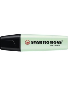 MARCADOR.FLUORESCENTE BOSS TRAZO 2/5MM. VERDE PASTEL STABILO 70/116 (x10 unidades) 2
