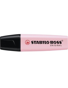 MARCADOR.FLUORESCENTE BOSS TRAZO 2/5MM. ROSA PASTEL STABILO 70/129 (x10 unidades) 2