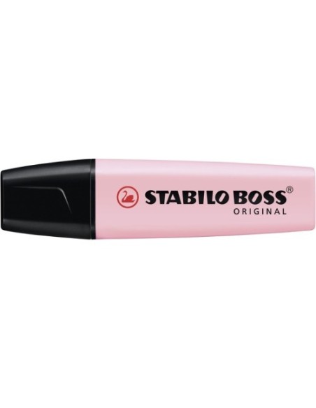 MARCADOR.FLUORESCENTE BOSS TRAZO 2/5MM. ROSA PASTEL STABILO 70/129 (x10 unidades)