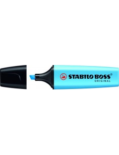 MARCADOR FLUORESCENTE BOSS ORIGINAL TRAZO 2/5MM. AZUL STABILO 70/31 (x10 unidades)