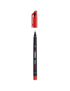 MARCADOR PERMANENTE PUNTA FINA OHPEN UNIVERSAL 0,7MM. ROJO STABILO 842/40 (x10 unidades)