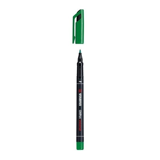 MARCADOR PERMANENTE PUNTA FINA OHPEN UNIVERSAL 0,7MM. VERDE STABILO 842/36 (x10 unidades)