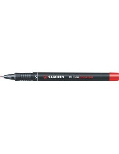 MARCADOR PERMANENTE PUNTA SUPERFINA OHPEN UNIVERSAL 0,4MM. ROJO STABILO 841/40 (x10 unidades)
