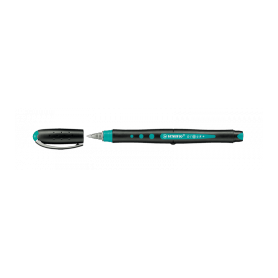 ROLLER BLACK + FINE PUNTA F PRECISION COLOR TURQUESA STABILO 1016/51 (x10 unidades)