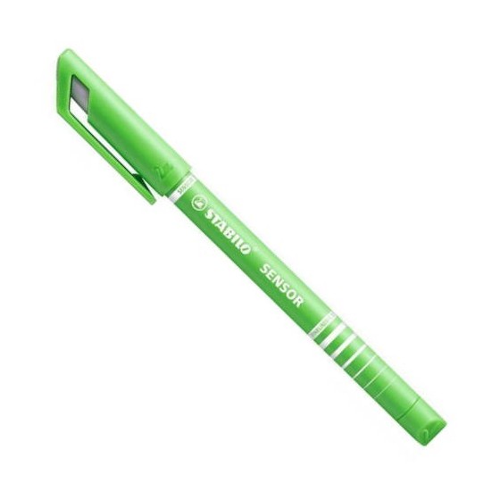 ROTULADOR SENSOR PUNTA FINA 0,3MM. VERDE CLARO STABILO 189/43 (x10 unidades)