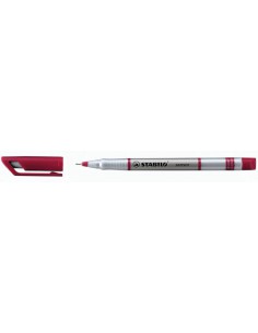 ROTULADOR SENSOR PUNTA FINA 0,3MM. ROJO STABILO 189/40 (x10 unidades)