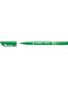ROTULADOR SENSOR PUNTA FINA 0,3MM. VERDE STABILO 189/36 (x10 unidades)