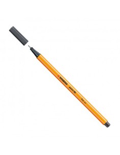 ROTULADOR PUNTA FINA POINT 88 0.4MM GRIS INTENSO STABILO 88/97 (x10 unidades)