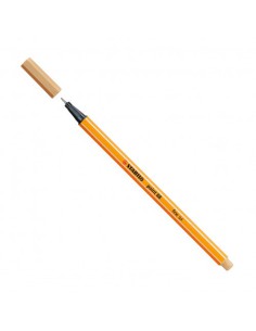 ROTULADOR PUNTA FINA POINT 88 0.4MM OCRE CLARO STABILO 88/88 (x10 unidades)