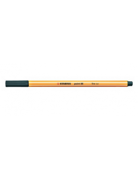 ROTULADOR PUNTA FINA POINT 88 0.4MM VERDE OLIVA STABILO 88/63 (x10 unidades)