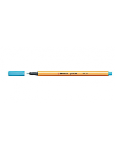 ROTULADOR PUNTA FINA POINT 88 0.4MM AZUL CLARO STABILO 88/57 (x10 unidades)