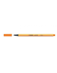ROTULADOR PUNTA FINA POINT 88 0.4MM NARANJA STABILO 88/54 (x10 unidades)
