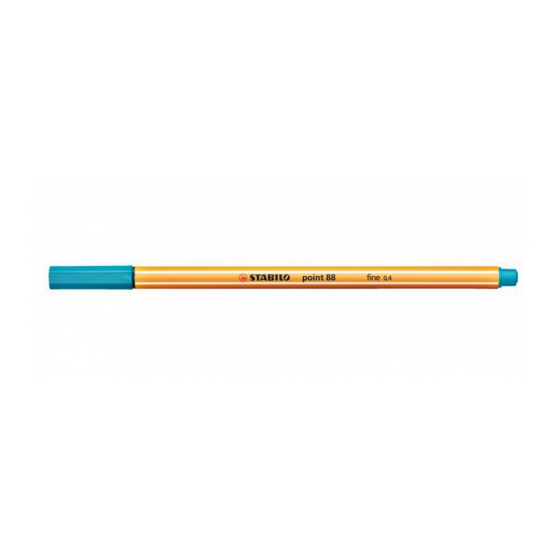 ROTULADOR PUNTA FINA POINT 88 0.4MM TURQUESA STABILO 88/51 (x10 unidades)