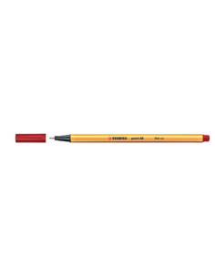 ROTULADOR PUNTA FINA POINT 88 0.4MM CARMESÍ STABILO 88/50 (x10 unidades)