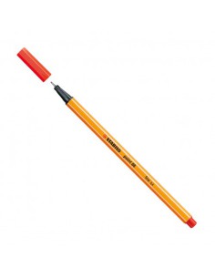 ROTULADOR PUNTA FINA POINT 88 0.4MM CARMÍN STABILO 88/48 (x10 unidades)