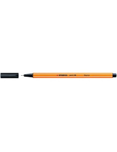 ROTULADOR PUNTA FINA POINT 88 0.4MM NEGRO STABILO 88/46 (x10 unidades)