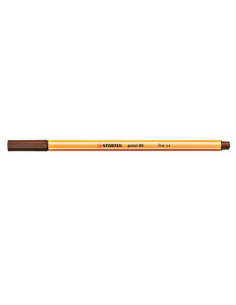 ROTULADOR PUNTA FINA POINT 88 0.4MM MARRON STABILO 88/45 (x10 unidades) 2