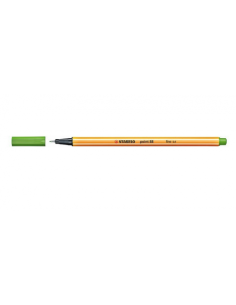ROTULADOR PUNTA FINA POINT 88 0.4MM VERDE HOJA STABILO 88/43 (x10 unidades)