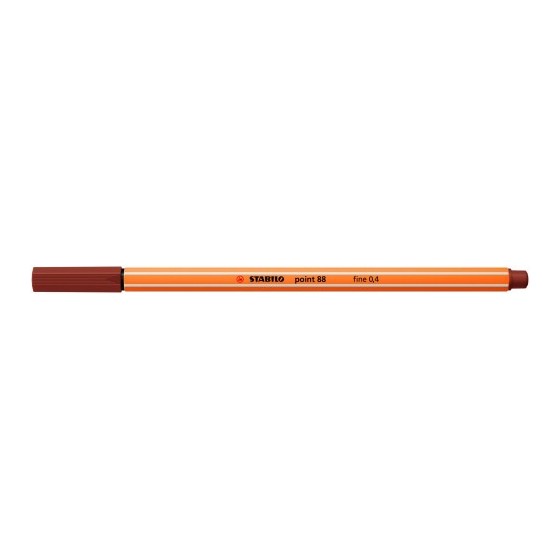 ROTULADOR PUNTA FINA POINT 88 0.4MM SANGUINA STABILO 88/38 (x10 unidades)