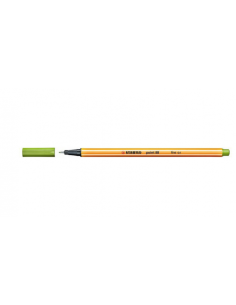ROTULADOR PUNTA FINA POINT 88 0.4MM VERDE MANZANA STABILO 88/33 (x10 unidades)