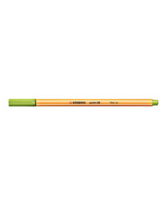 ROTULADOR PUNTA FINA POINT 88 0.4MM VERDE MANZANA STABILO 88/33 (x10 unidades) 2