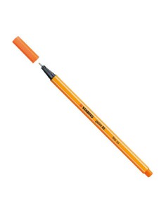ROTULADOR PUNTA FINA POINT 88 0.4MM BERMELLON PALIDO STABILO 88/30 (x10 unidades)