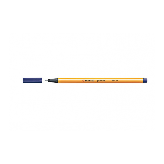 ROTULADOR PUNTA FINA POINT 88 0.4MM AZUL NOCHE STABILO 88/22 (x10 unidades)